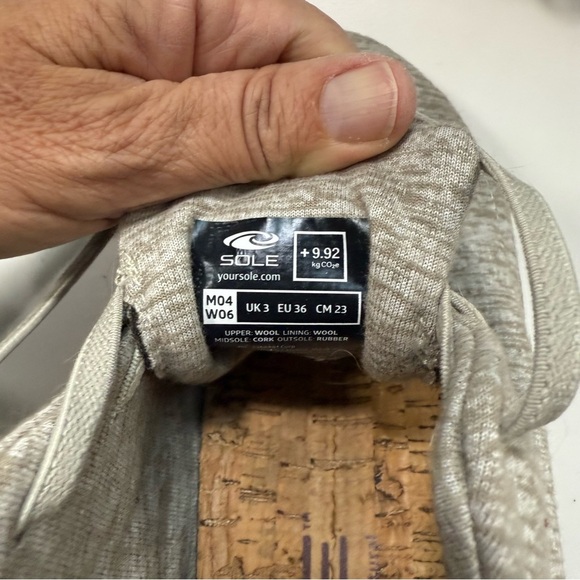 Sole x United By Blue Jasper Chukka Wool Boot Bison Cork Women’s Size 6/Mens 4 - Picture 7 of 14